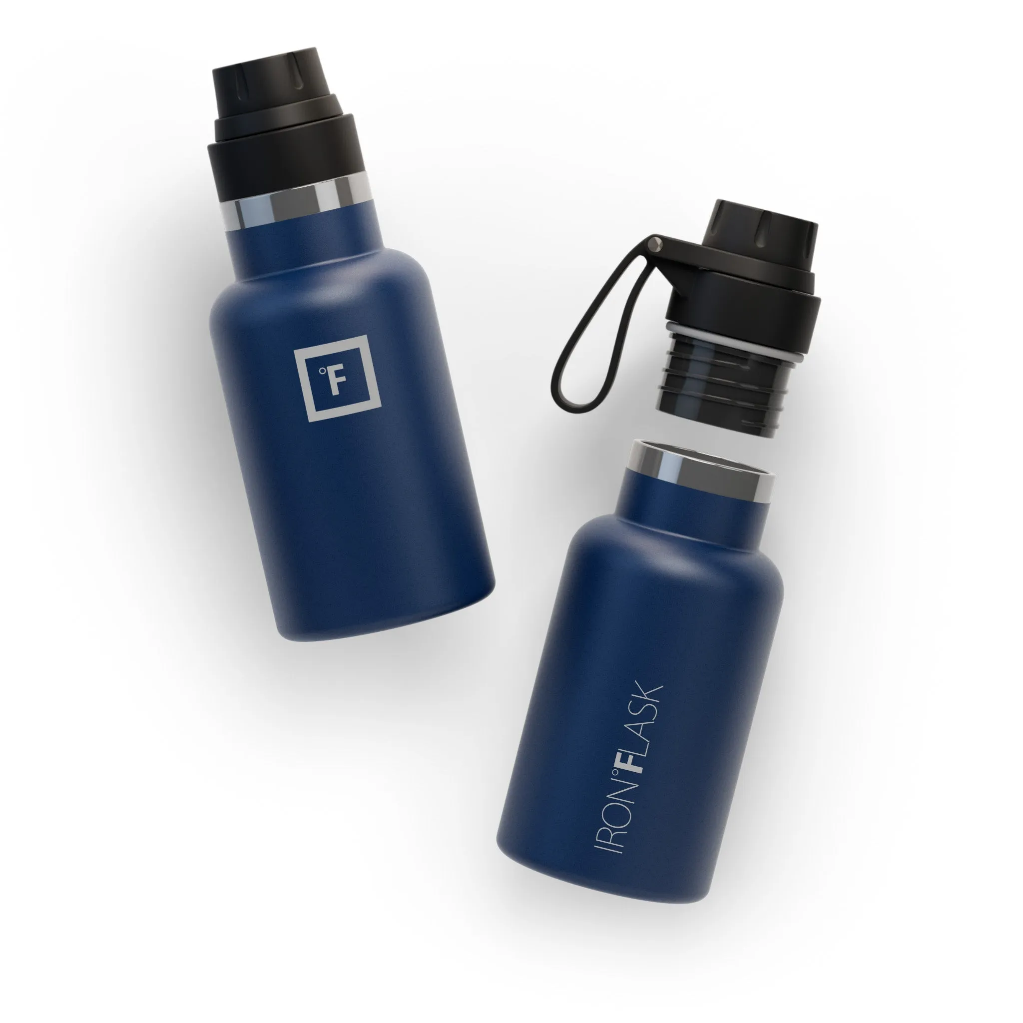 12 Oz Narrow Mouth Water Bottle with Spout Lid