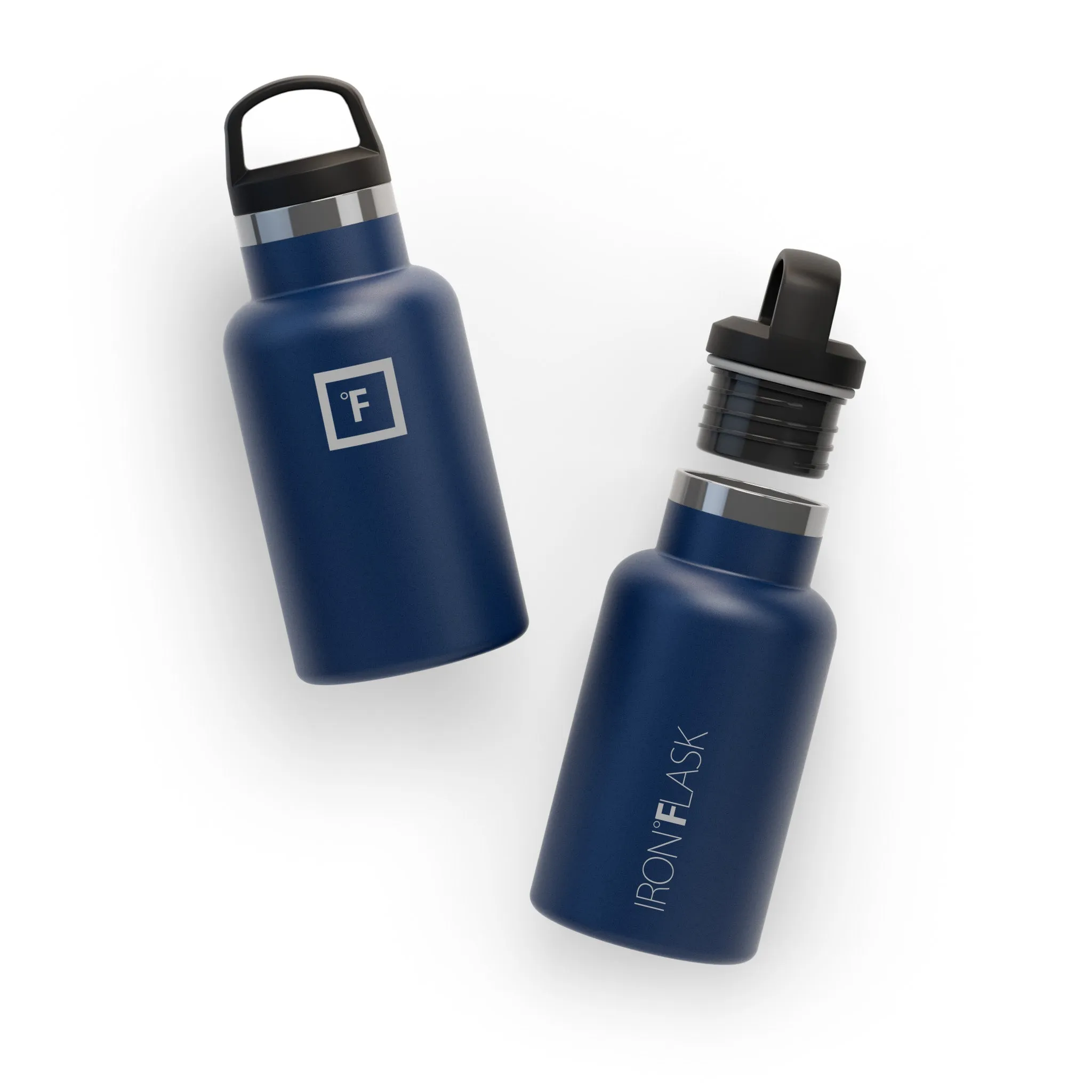 12 Oz Narrow Mouth Water Bottle with Spout Lid