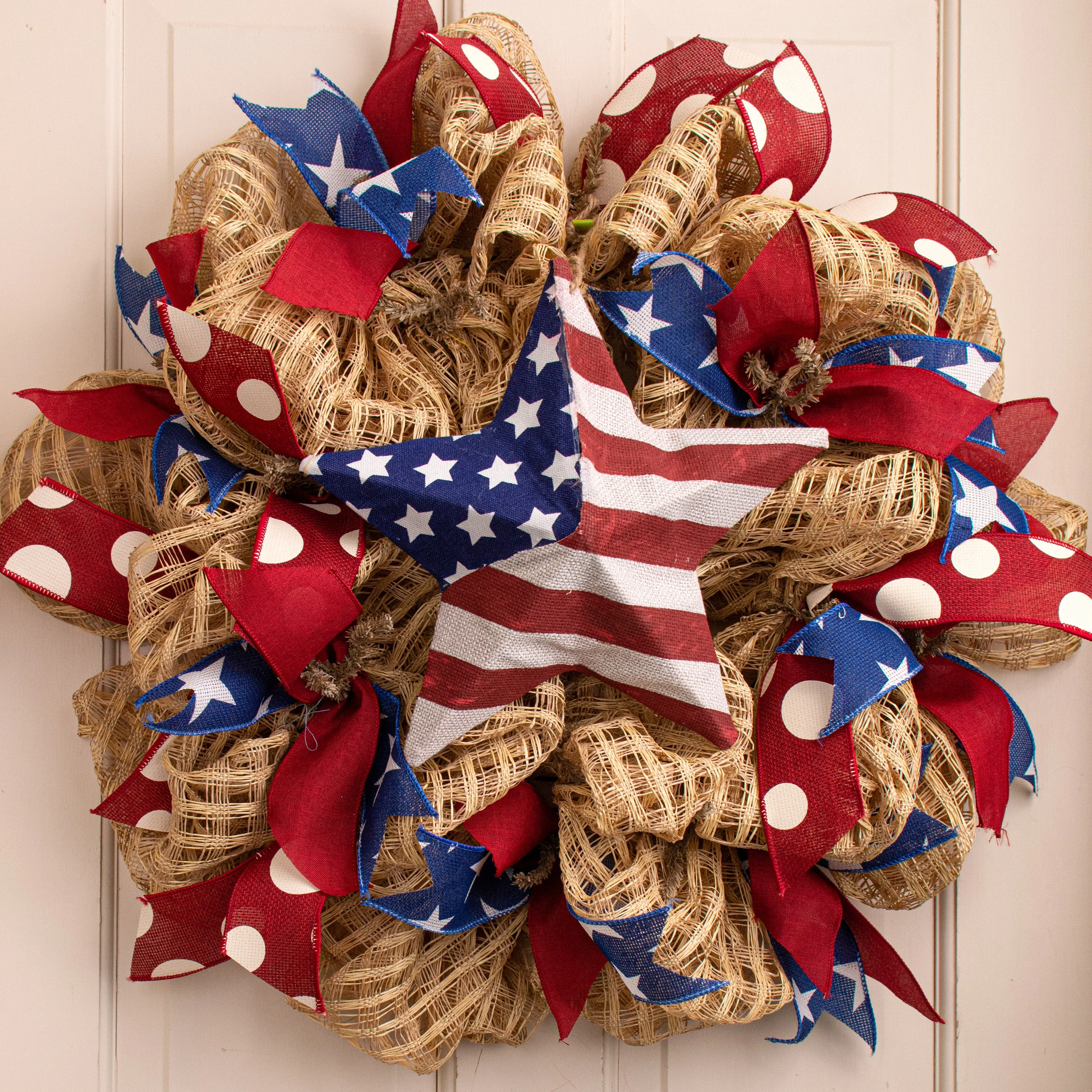 12" Star Flag Ornament: RWB