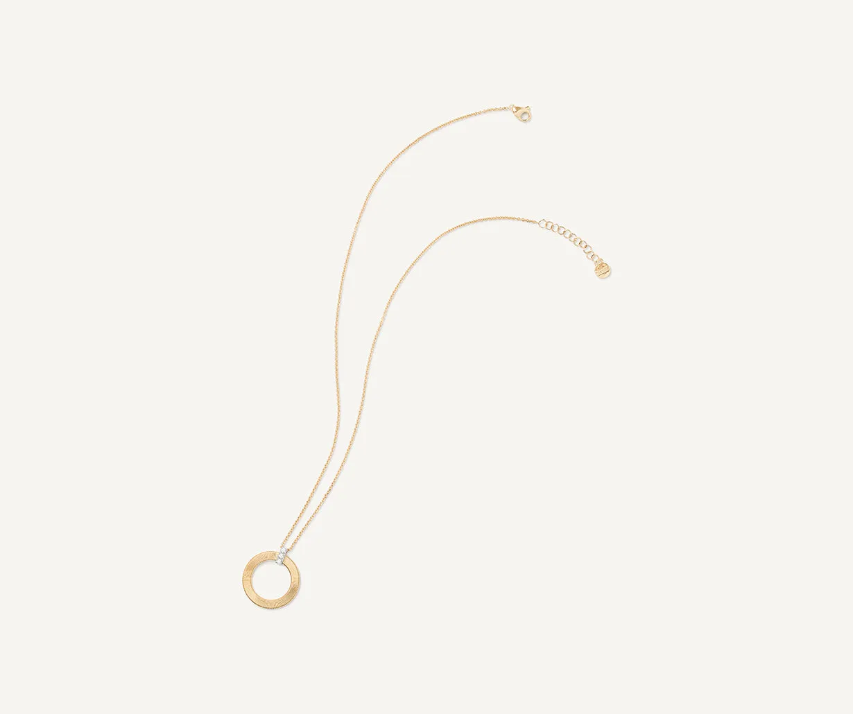 18K Yellow Gold Pendant With Diamonds