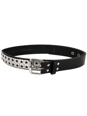 2XL Black Star-Studded Belt (Available in a pack of 15)