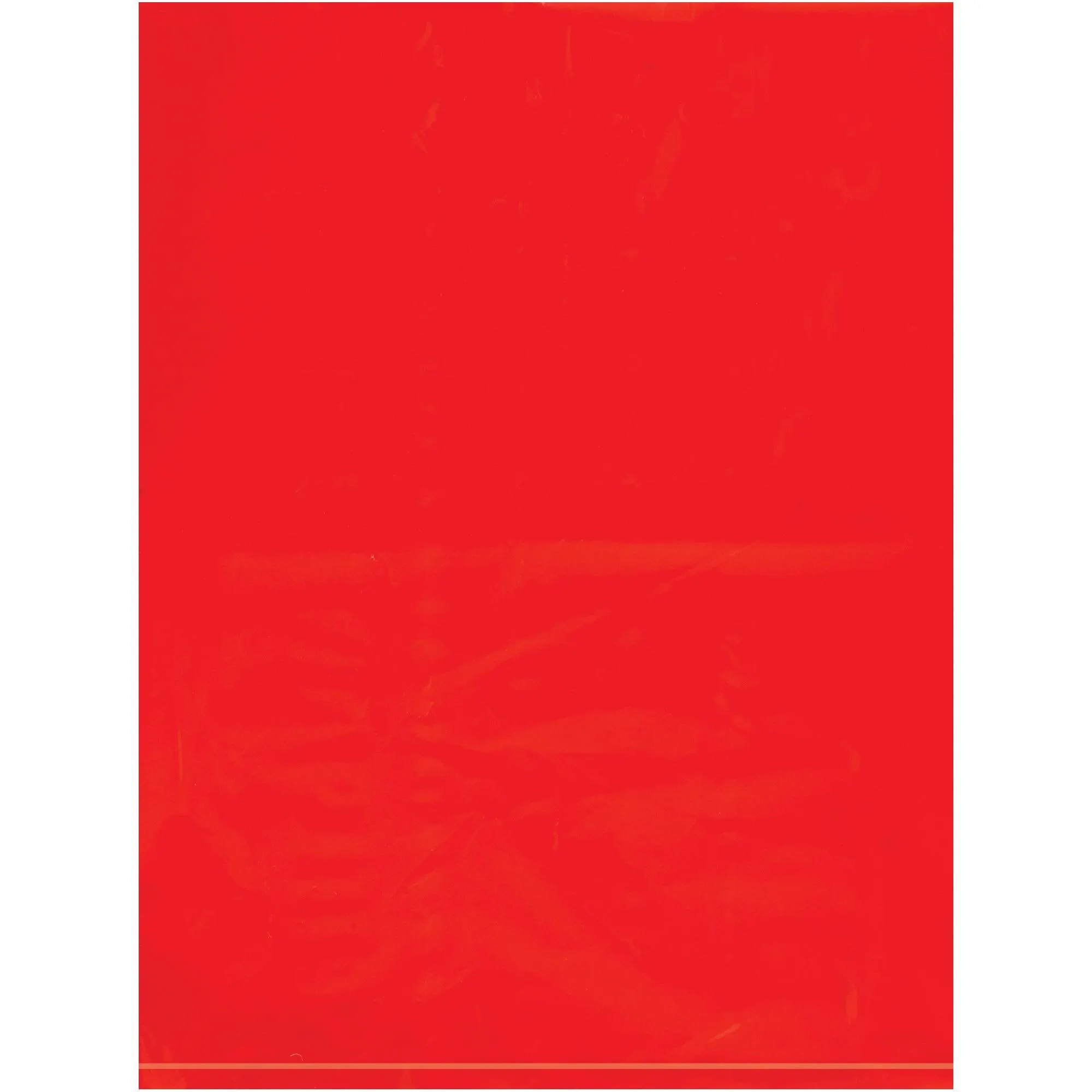 9 x 12" - 2 Mil Red Flat Poly Bags