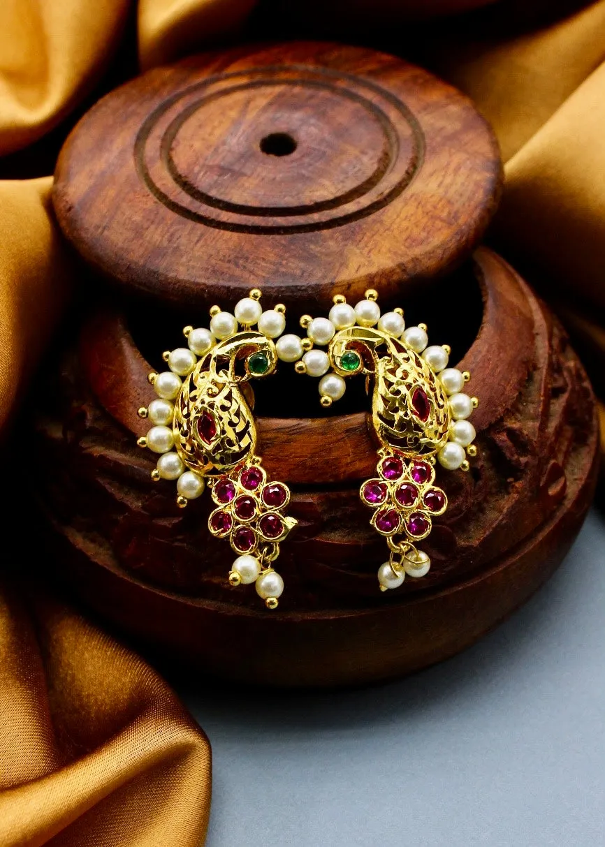 ADORABLE PEACOCK EARRINGS