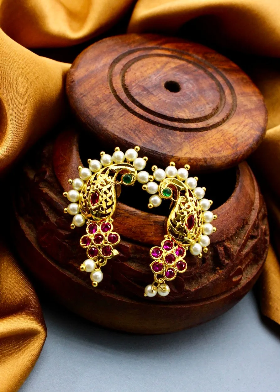 ADORABLE PEACOCK EARRINGS