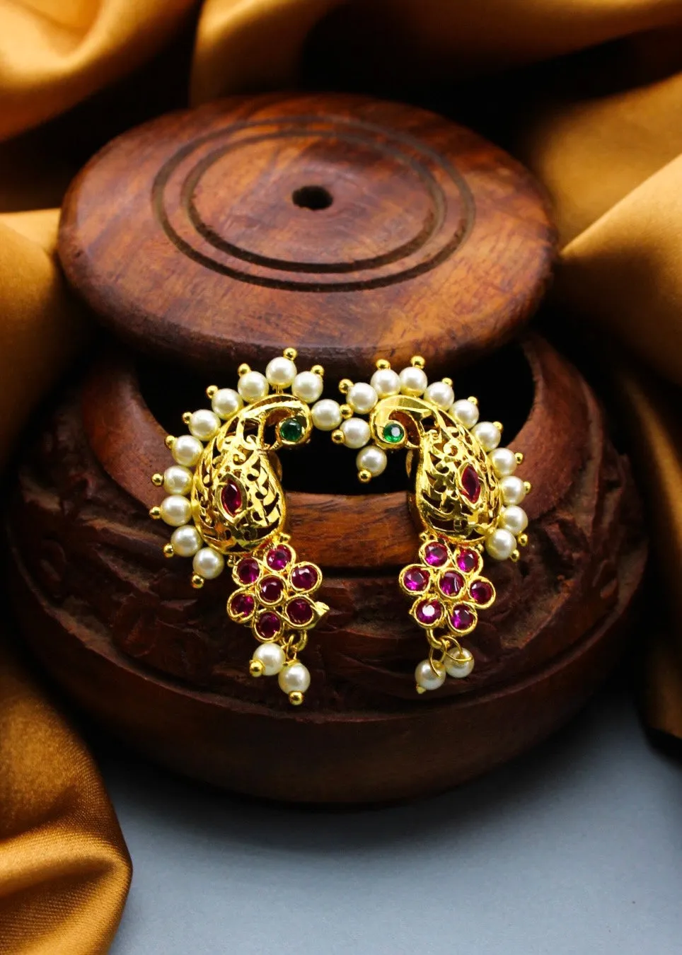 ADORABLE PEACOCK EARRINGS