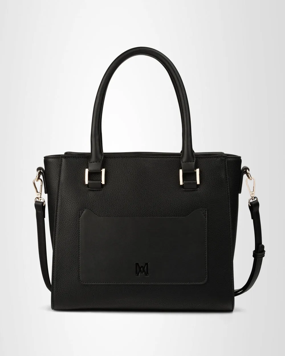 Angie Medium 3 Compartment Satchel Bag   Monogram Bag Strap
