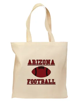 Arizona Football Grocery Tote Bag - Natural by TooLoud