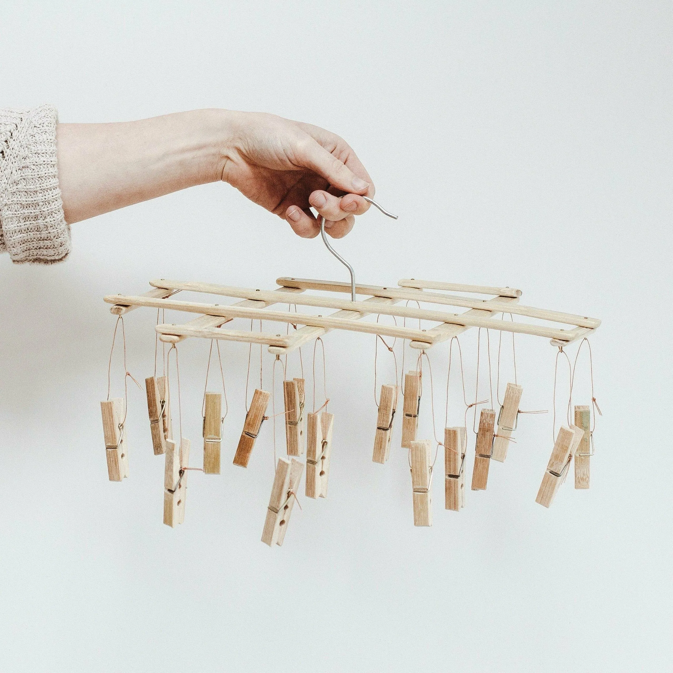 Bamboo Hanging Laundry Dryer