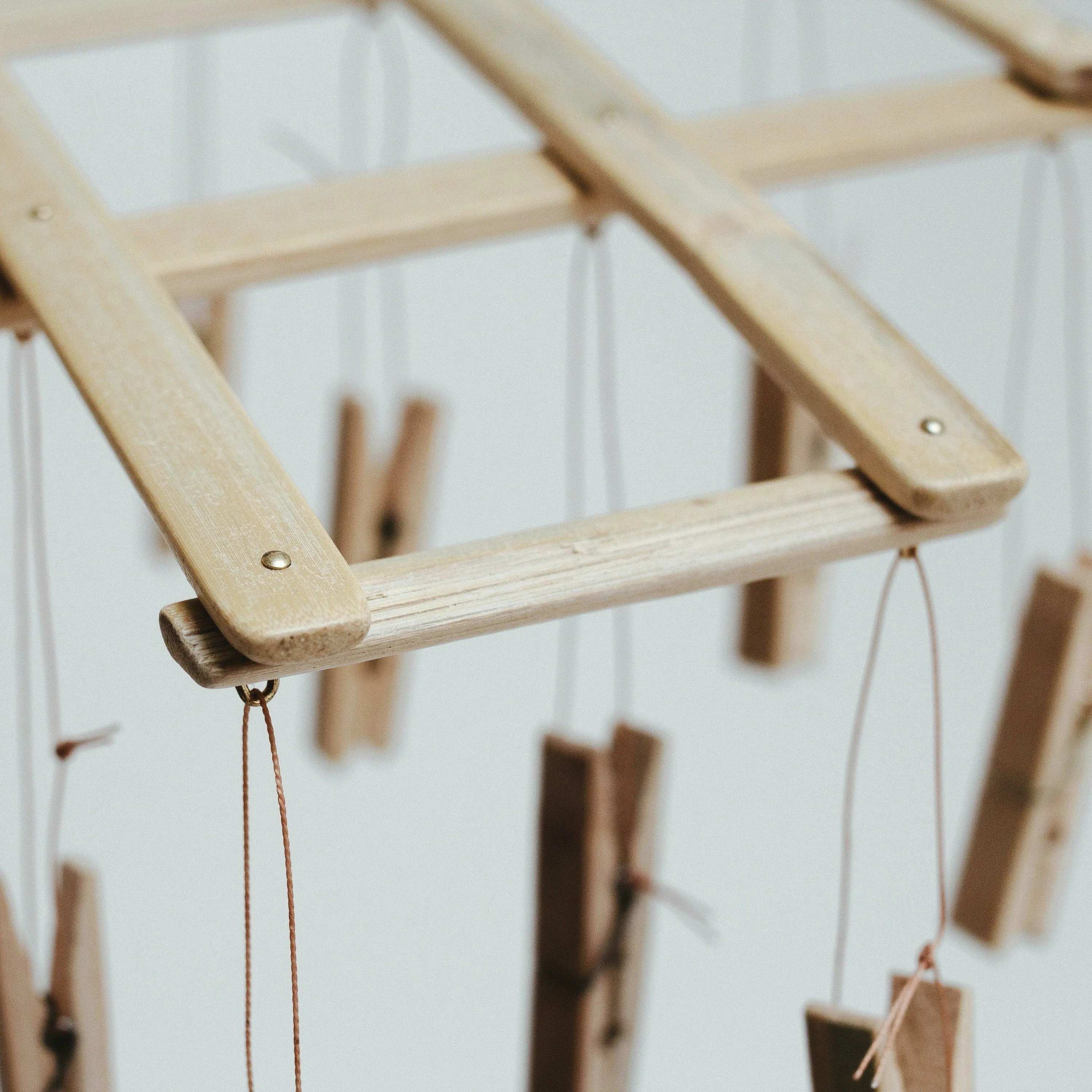 Bamboo Hanging Laundry Dryer