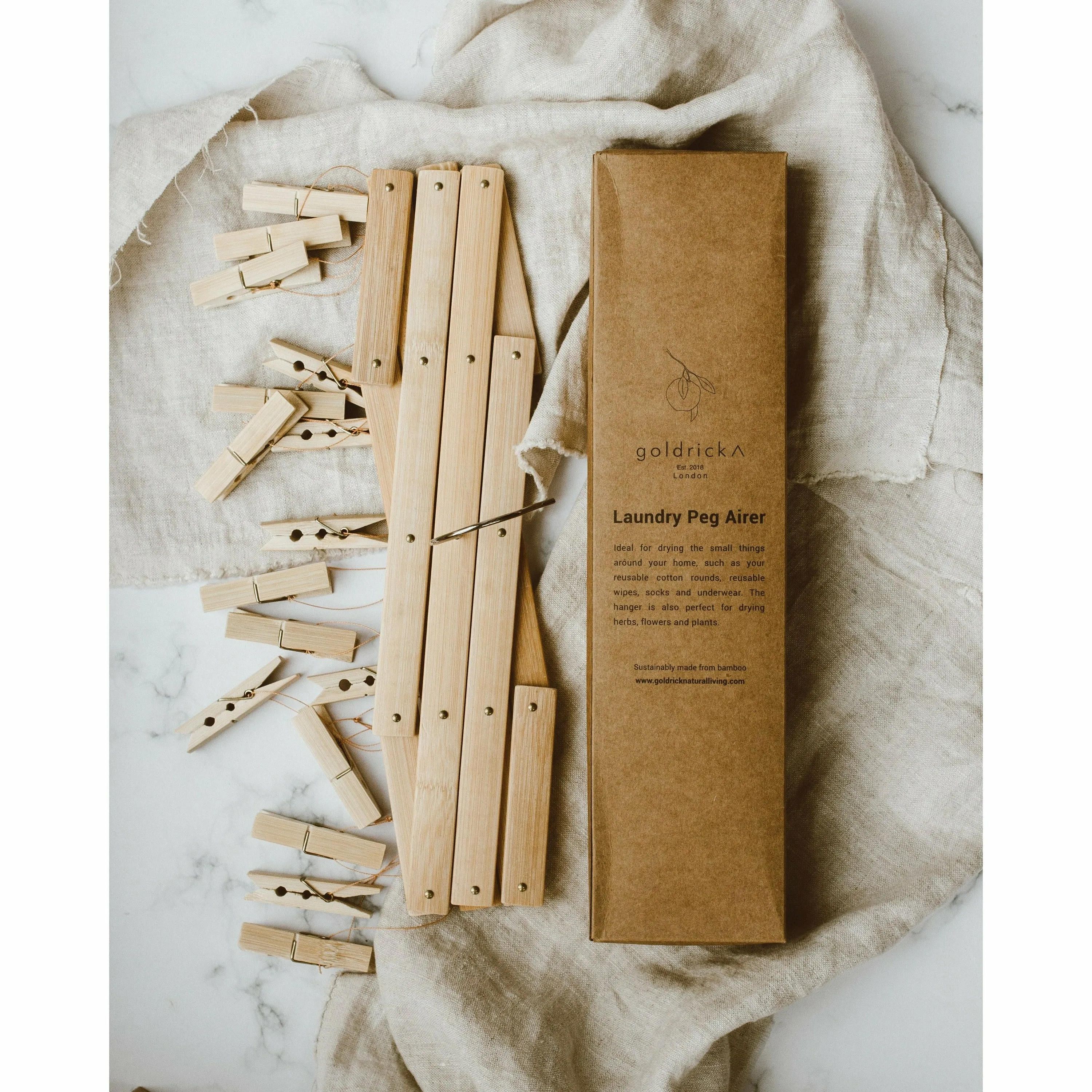 Bamboo Hanging Laundry Dryer