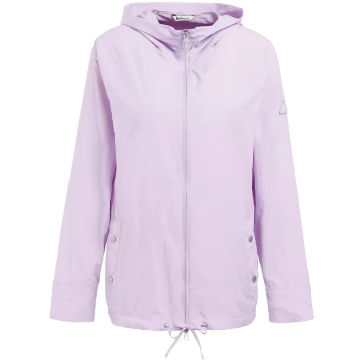 Barbour Geranium Showerproof Jacket in Pale Lilac LSP0115
