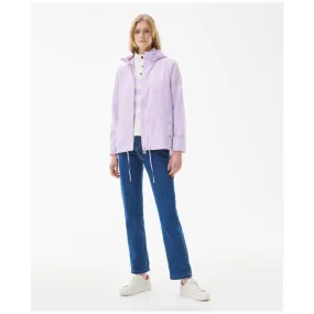 Barbour Geranium Showerproof Jacket in Pale Lilac LSP0115