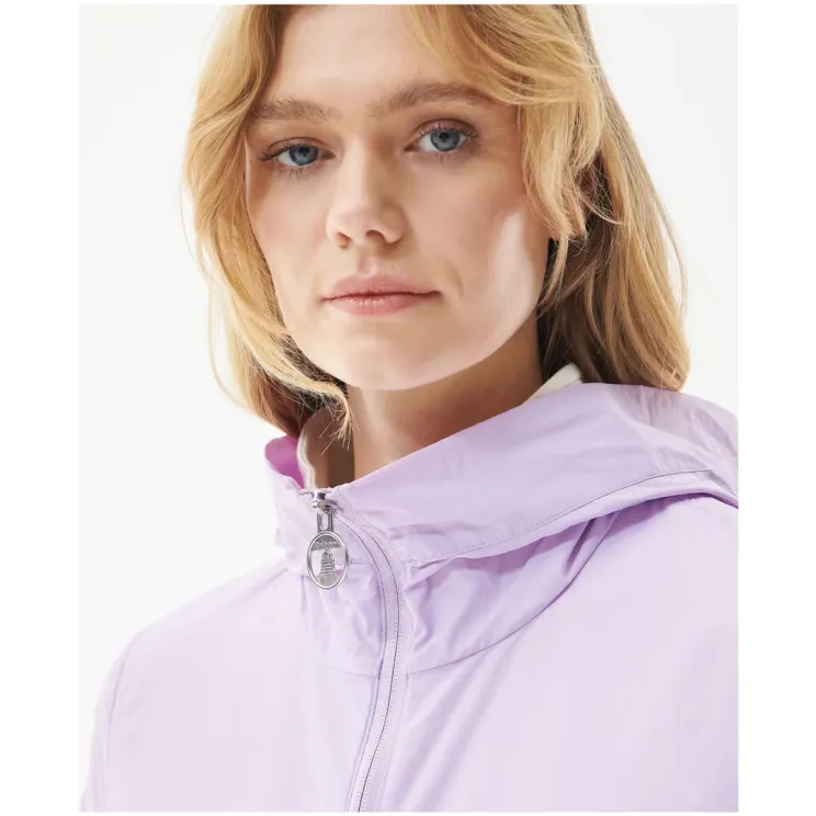 Barbour Geranium Showerproof Jacket in Pale Lilac LSP0115