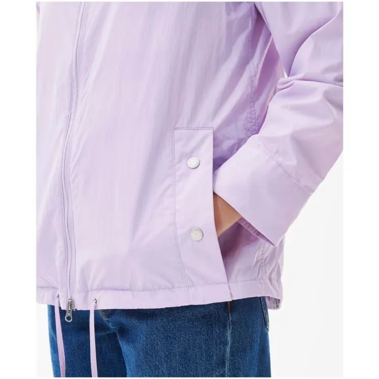 Barbour Geranium Showerproof Jacket in Pale Lilac LSP0115