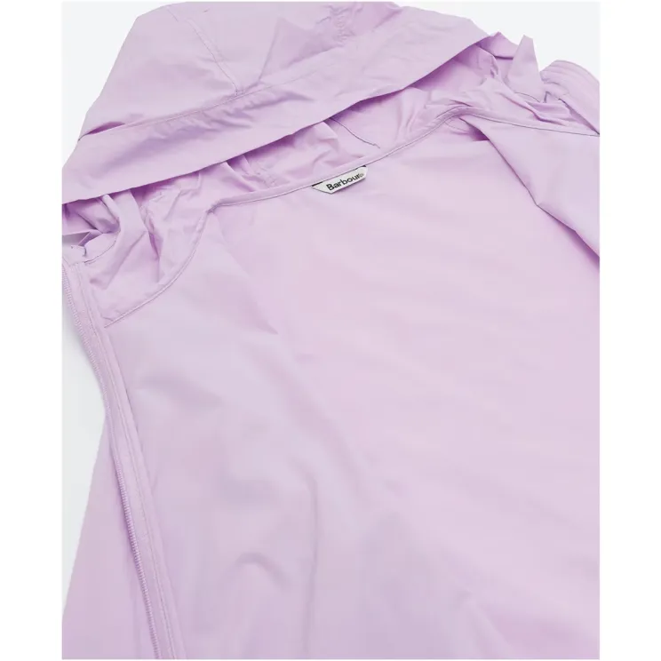 Barbour Geranium Showerproof Jacket in Pale Lilac LSP0115