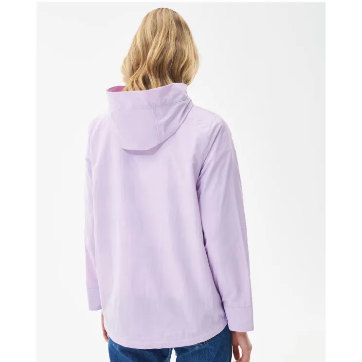 Barbour Geranium Showerproof Jacket in Pale Lilac LSP0115