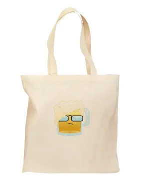 Bartleby the Hipster Beer Grocery Tote Bag