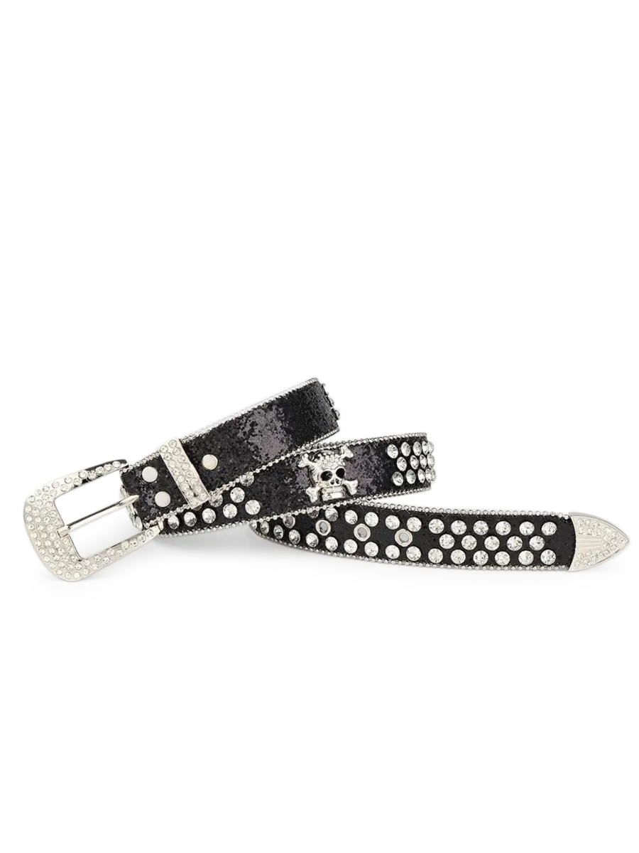Black Skull Belt