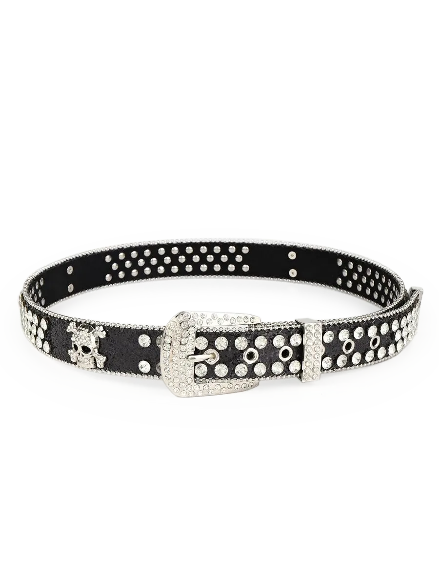 Black Skull Belt