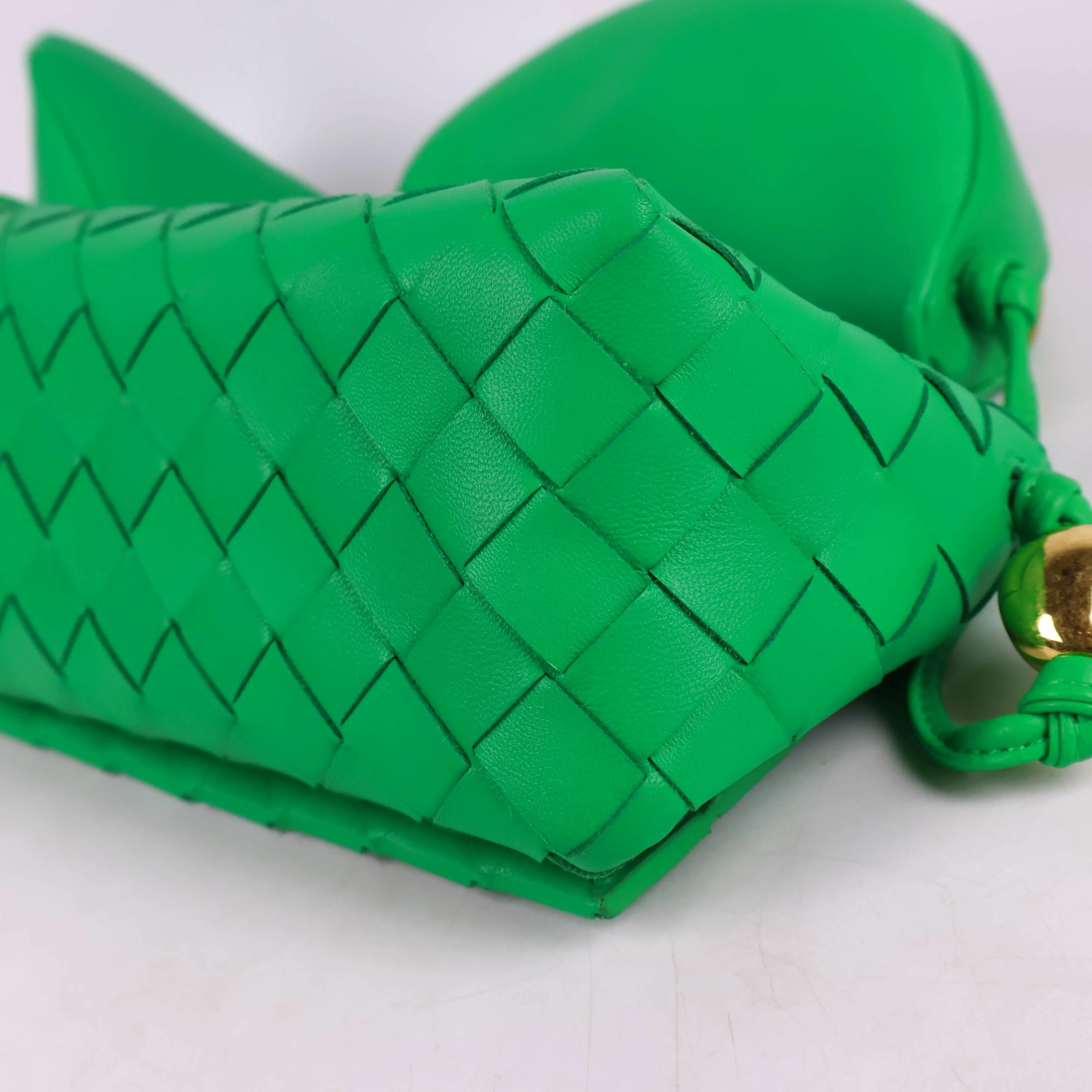 Bottega Veneta Multi Crossbody Pouch Green
