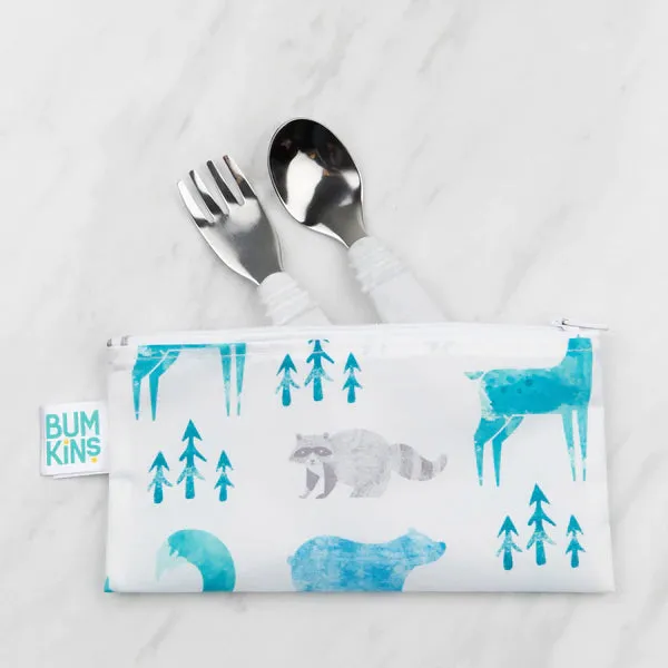 Bumkins Reusable Snack Bag - Twin Pack Outdoors/Nature