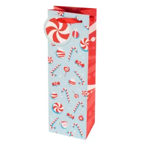Candy Cane Wine Bag