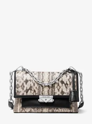 Cece Medium Snakeskin Shoulder Bag