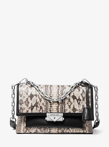 Cece Medium Snakeskin Shoulder Bag