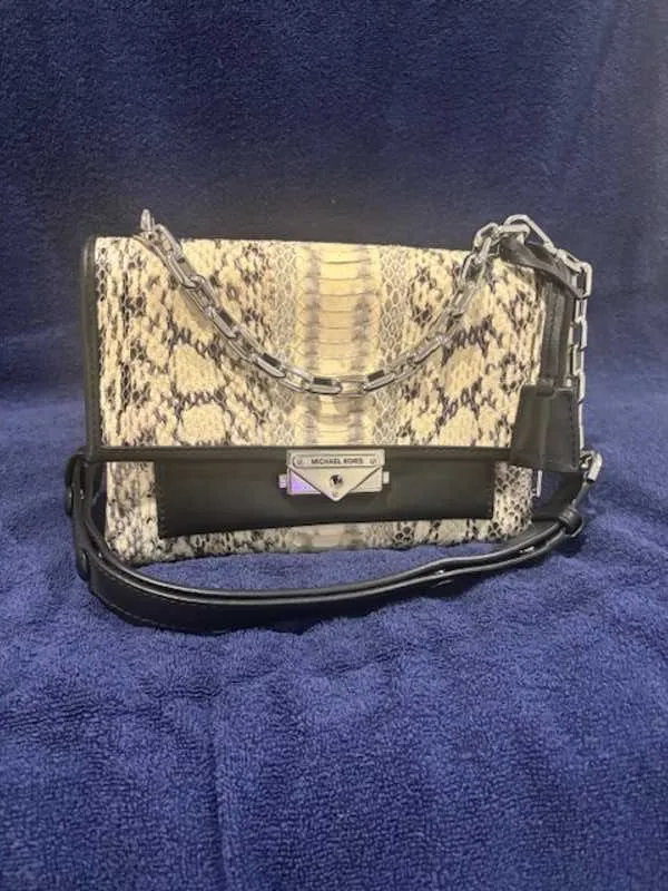 Cece Medium Snakeskin Shoulder Bag