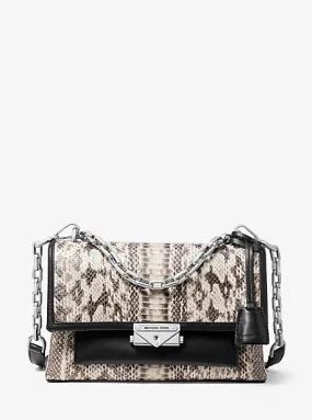 Cece Medium Snakeskin Shoulder Bag