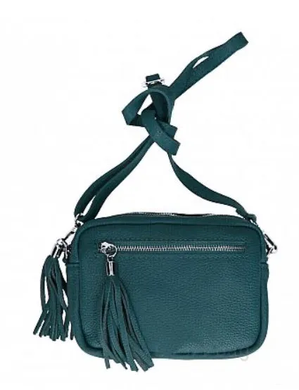 CHRISTINA  Italian leather small cross body bag