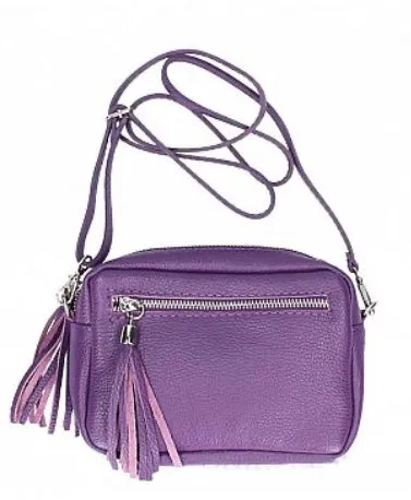 CHRISTINA  Italian leather small cross body bag
