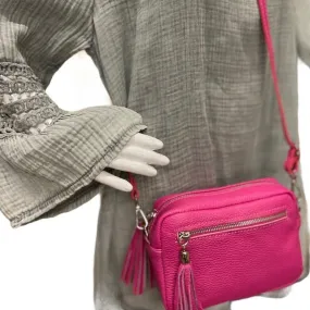 CHRISTINA  Italian leather small cross body bag