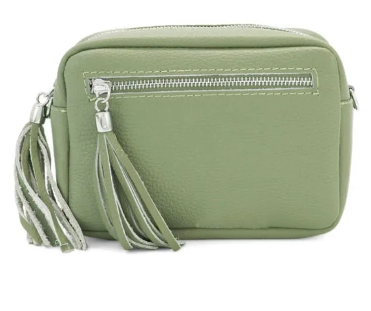 CHRISTINA  Italian leather small cross body bag
