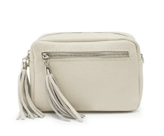 CHRISTINA  Italian leather small cross body bag