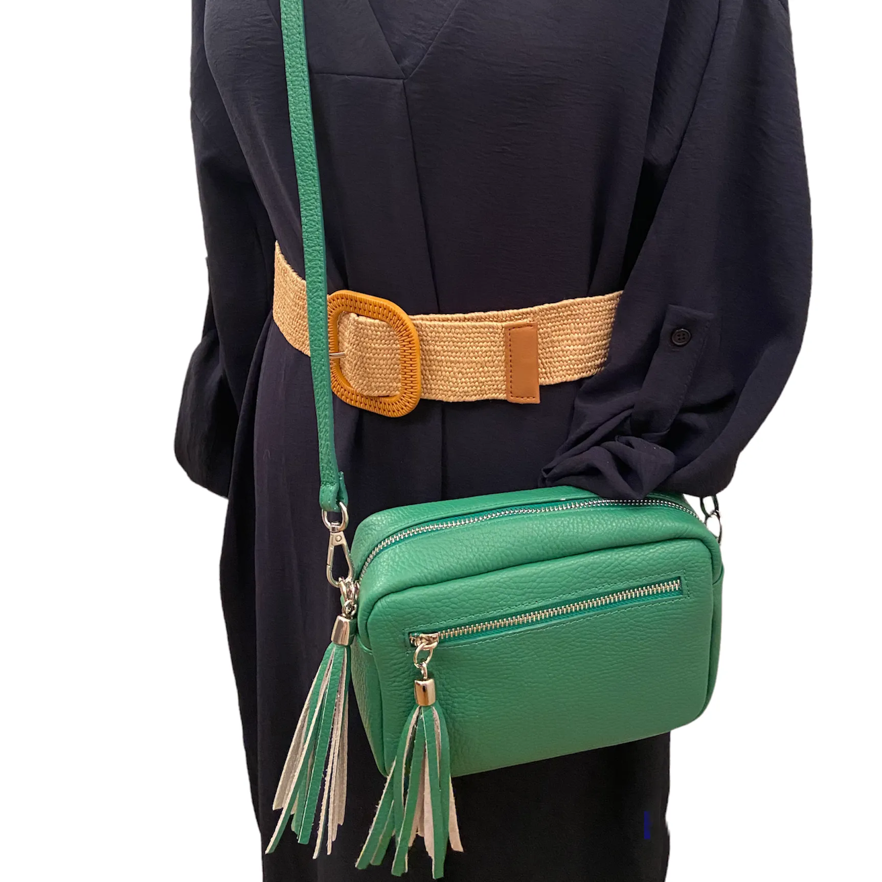 CHRISTINA  Italian leather small cross body bag