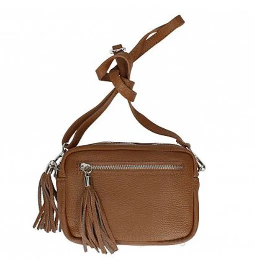 CHRISTINA  Italian leather small cross body bag