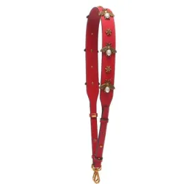 Clearly Handbags - Bee Strap in Red