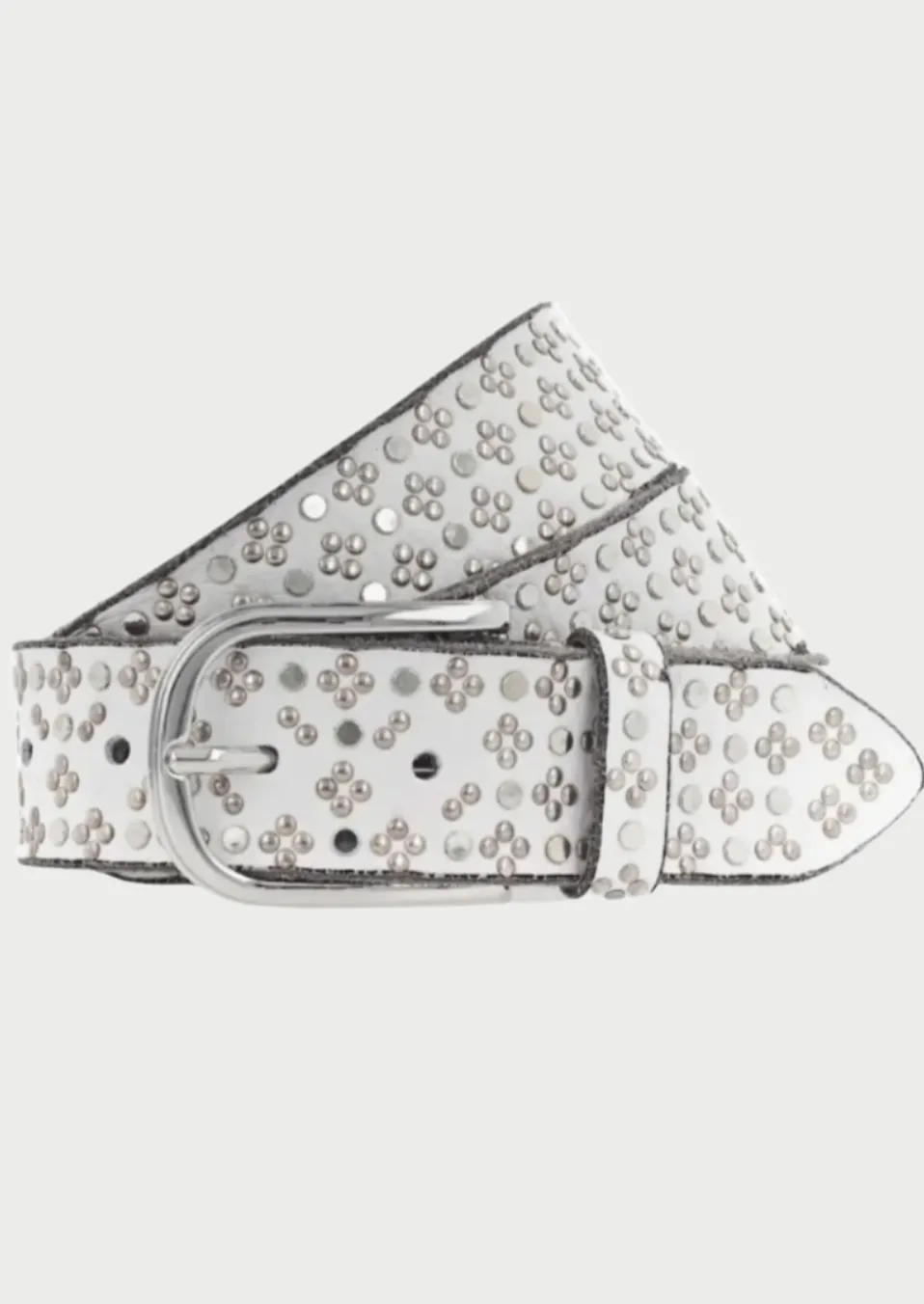 Clover Belt with Studs