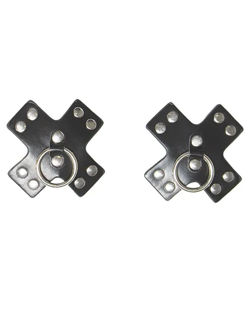 Coquette Studded Cross Pasties