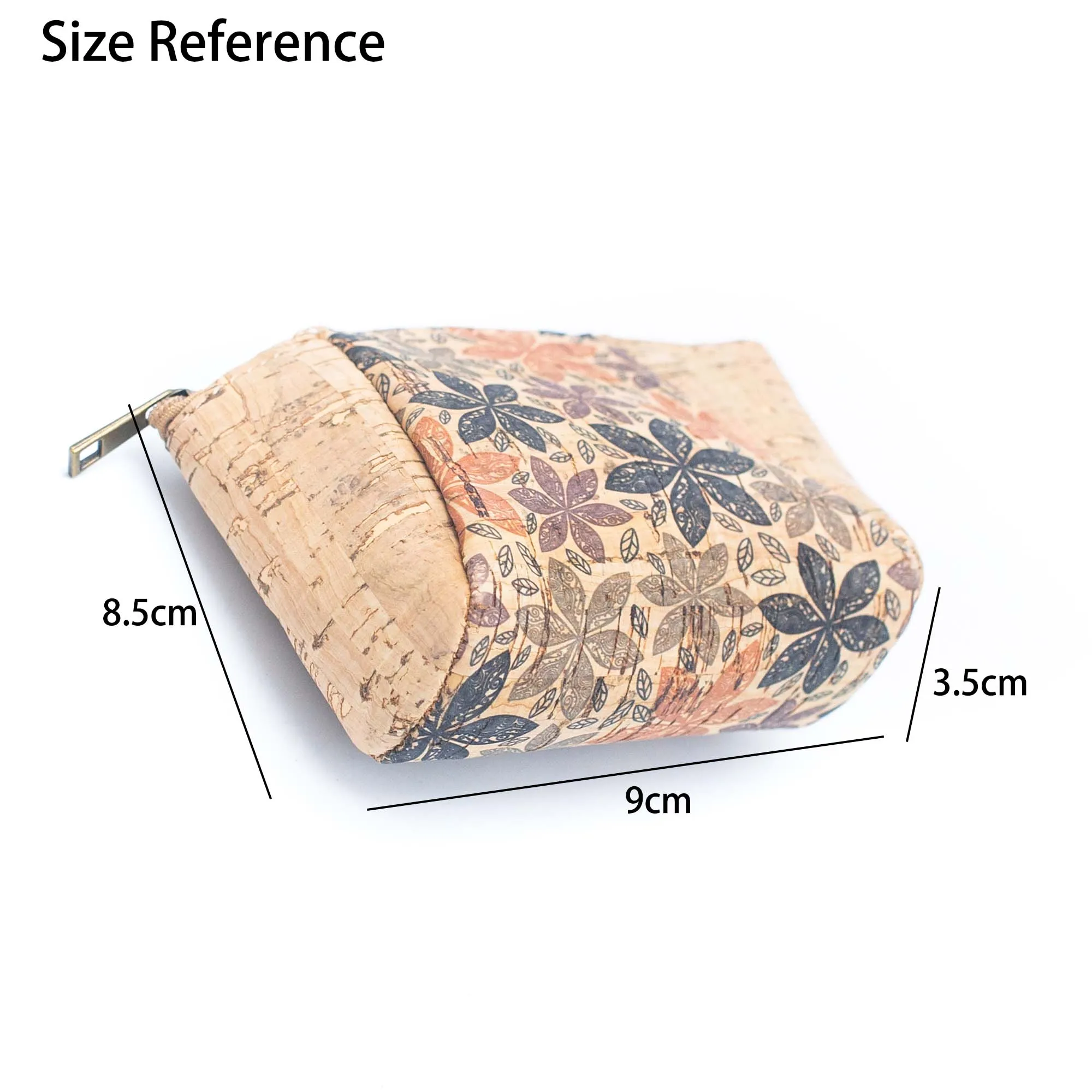 Cork coin purse cube pattern wallet BAGF-003 (10units)