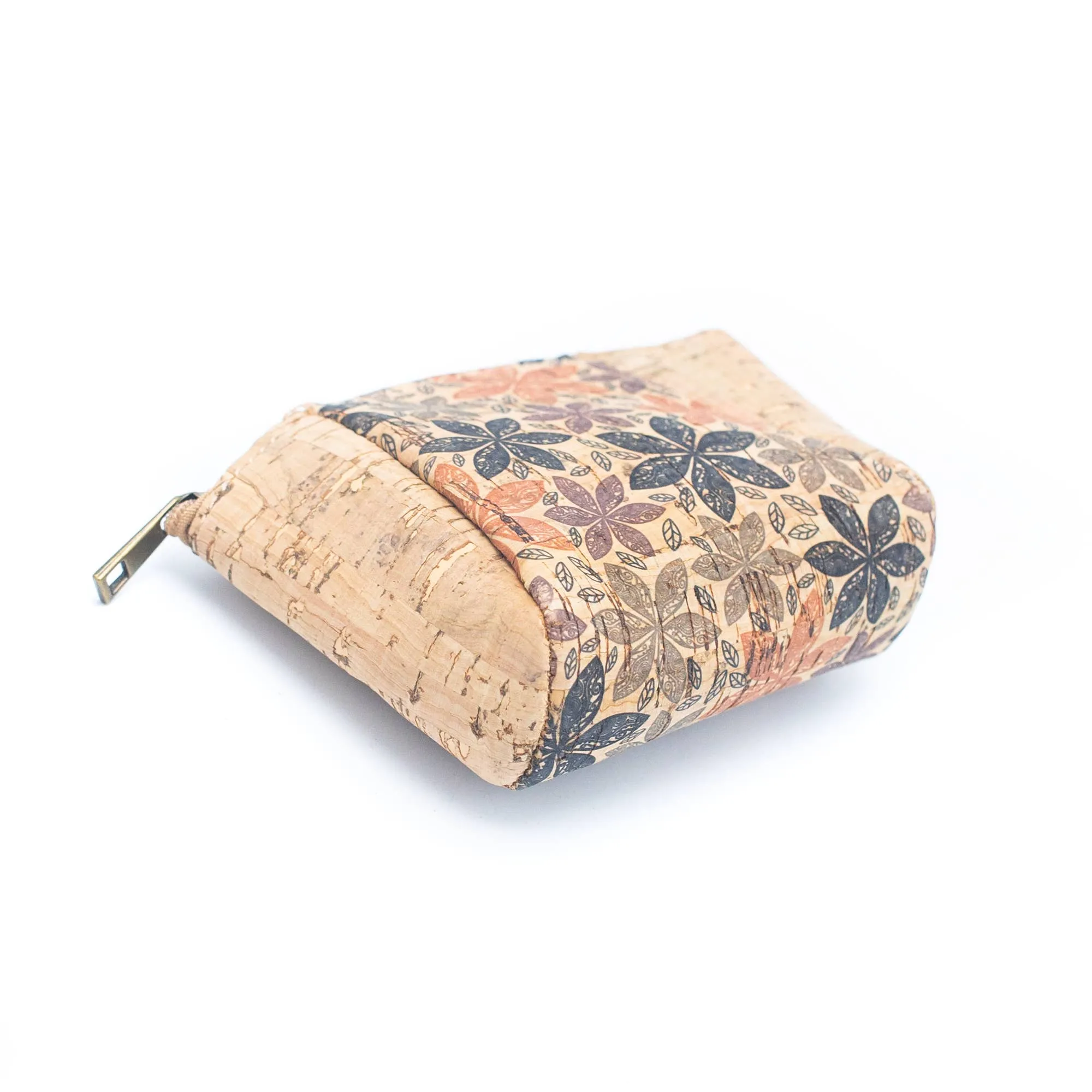 Cork coin purse cube pattern wallet BAGF-003 (10units)