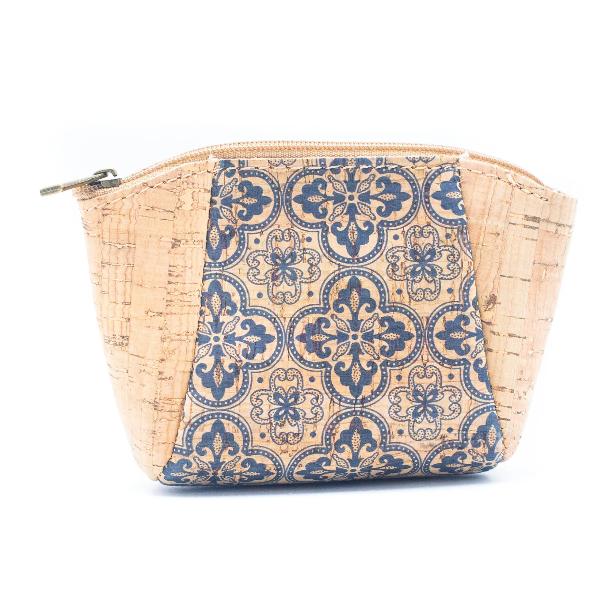Cork coin purse cube pattern wallet BAGF-003 (10units)