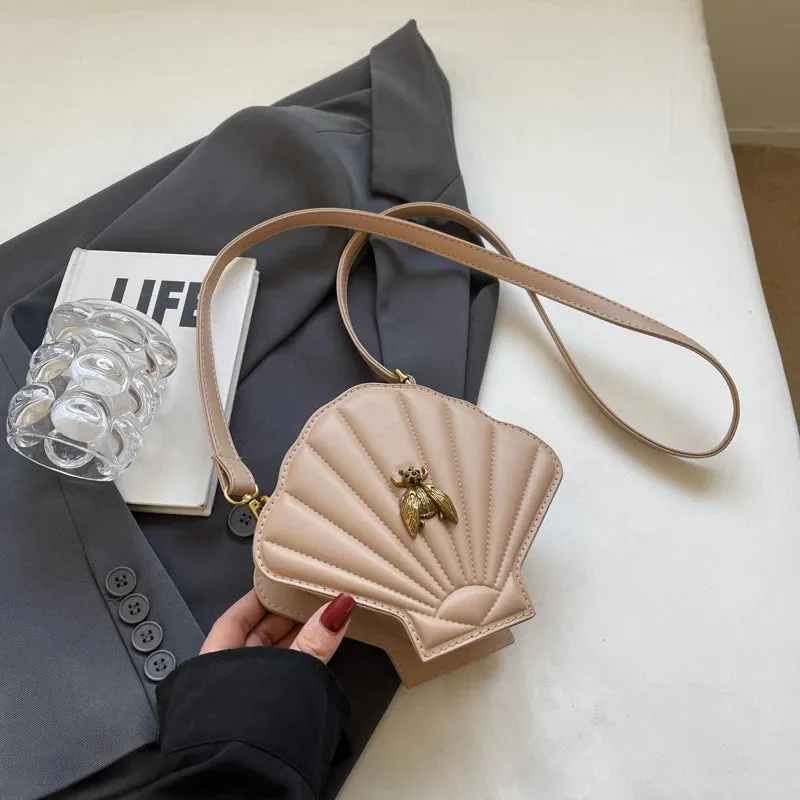 Cross-Body/Shoulder Shell Bag With Detachable Strap