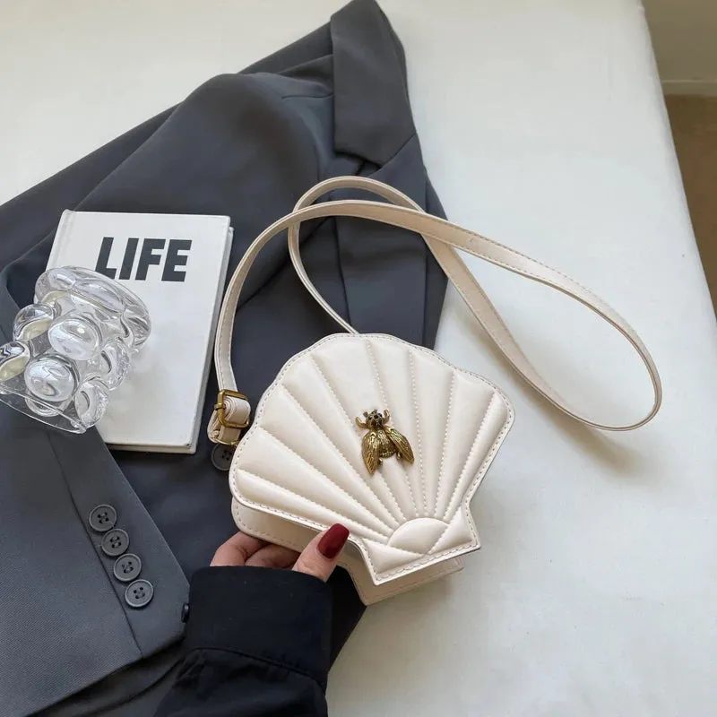 Cross-Body/Shoulder Shell Bag With Detachable Strap
