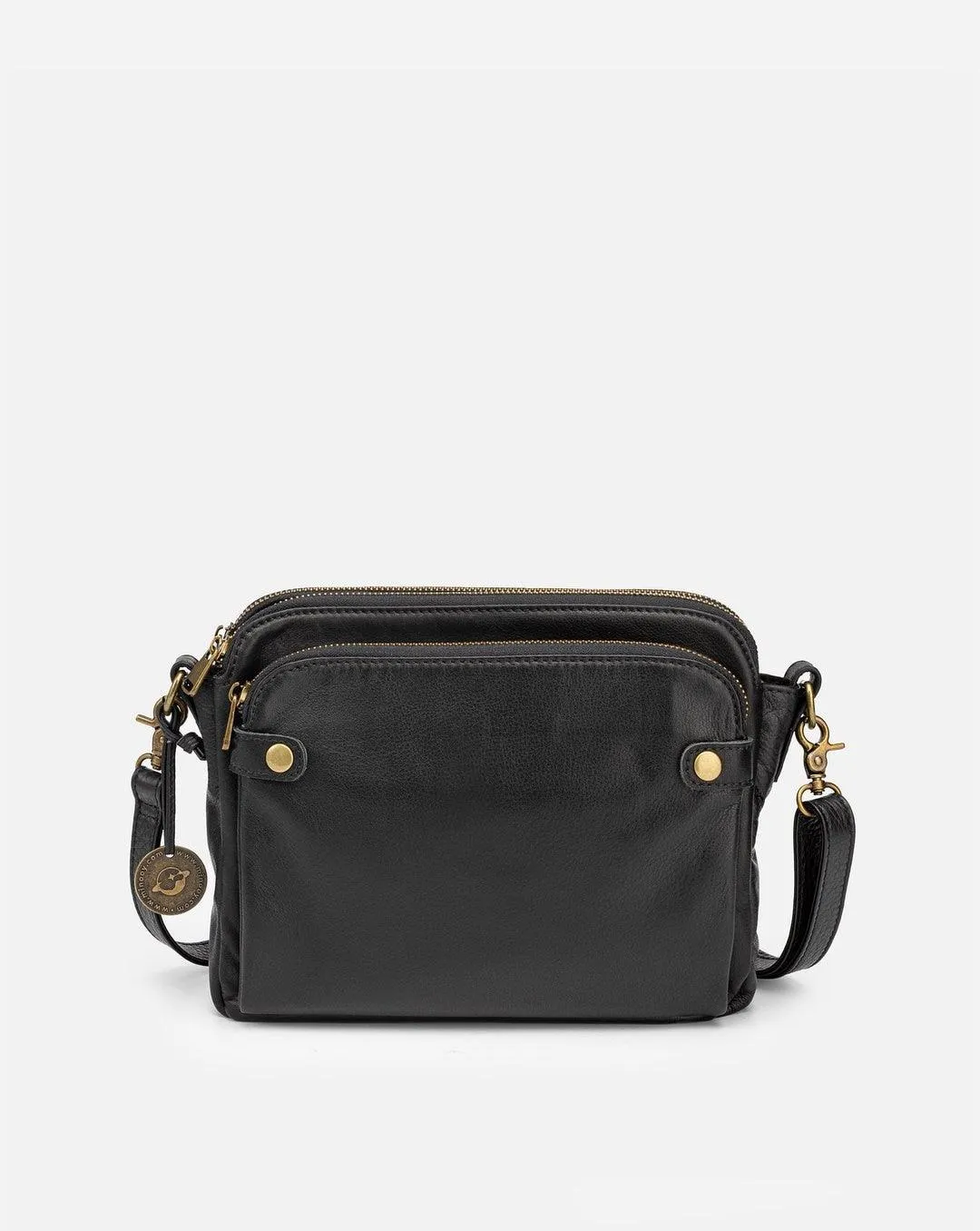 Crossbody Leather Shoulder Bags And Clutches with Three-Layer