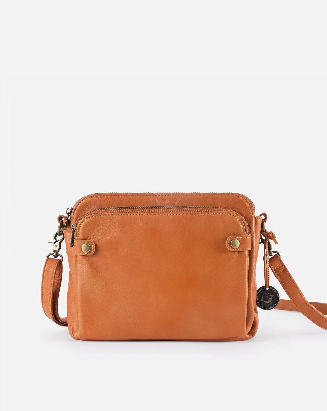 Crossbody Leather Shoulder Bags And Clutches with Three-Layer