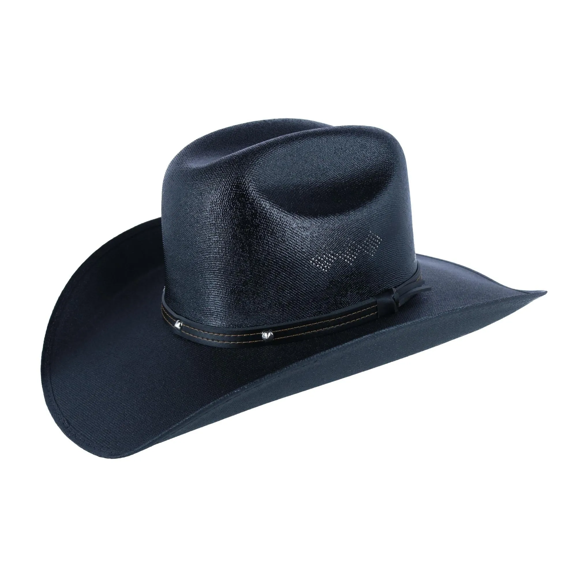 CTM® Men's Western Chihuahua Canvas Hat