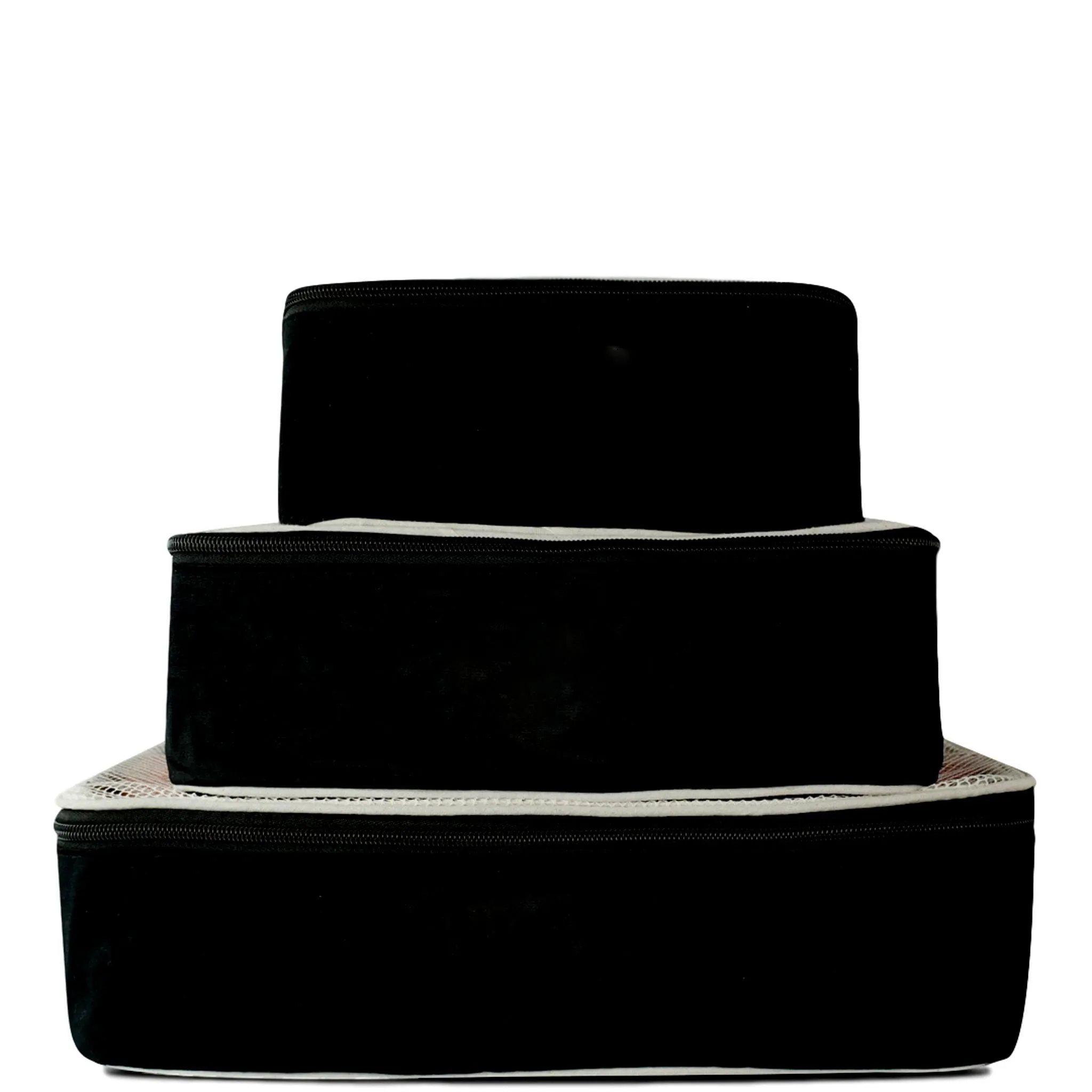 CUSTOM Natural Cotton Packing Cubes, Set of 3
