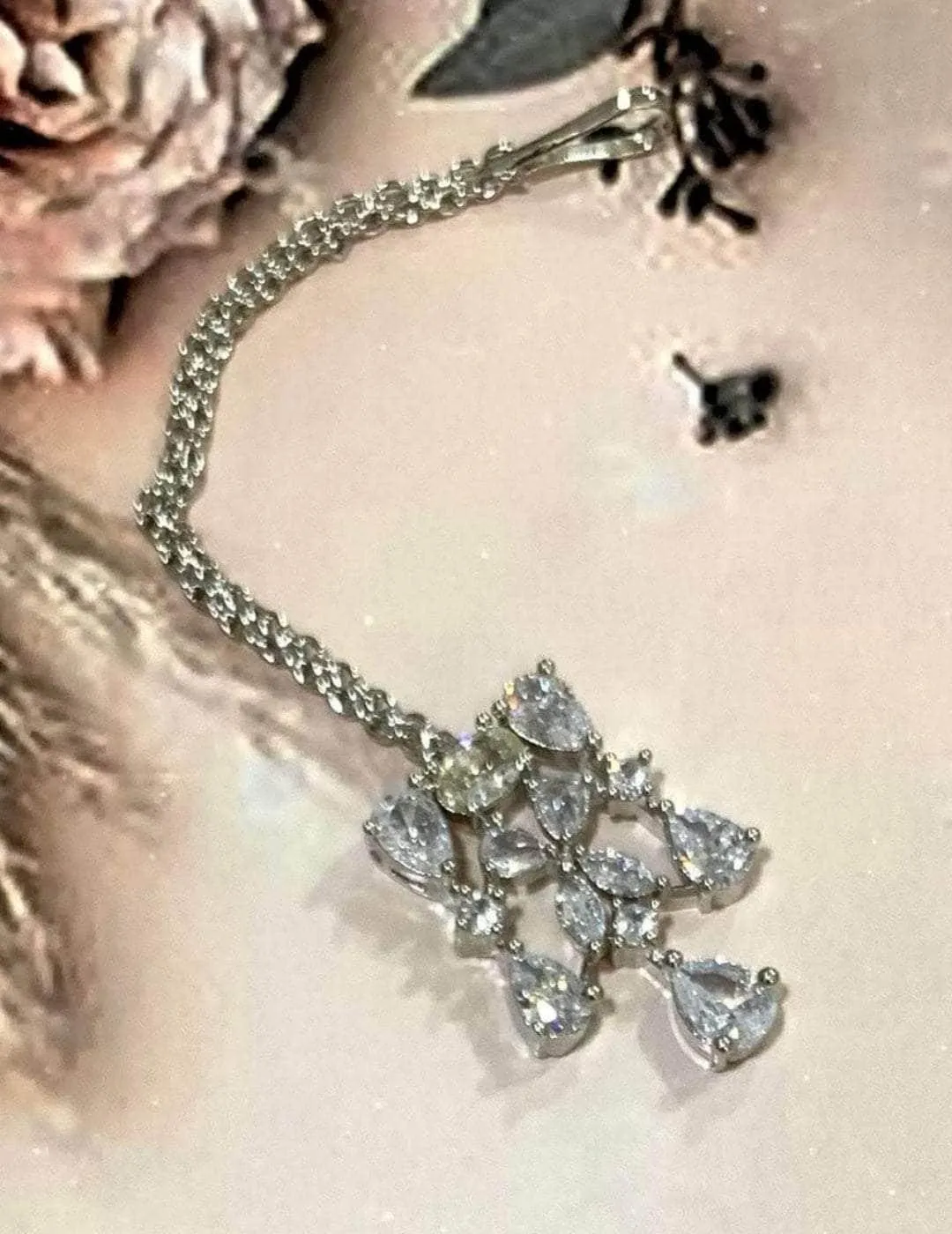 Diamond Studded Maangtikka